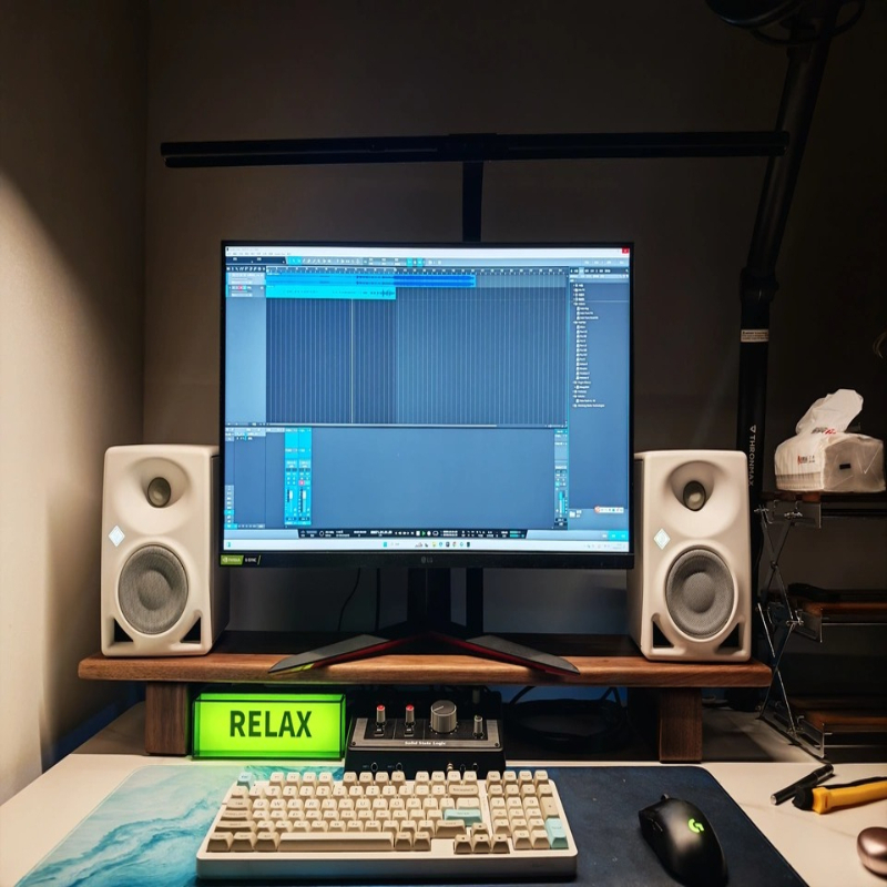 Black Walnut Desk Riser, Heigh - Monitor Riser Wood review and price
