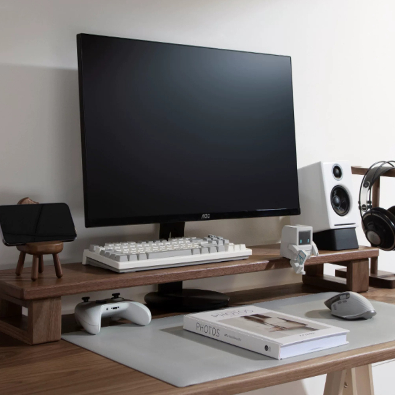 Black Walnut Desk Riser, Heigh - Monitor Riser Wood review and price