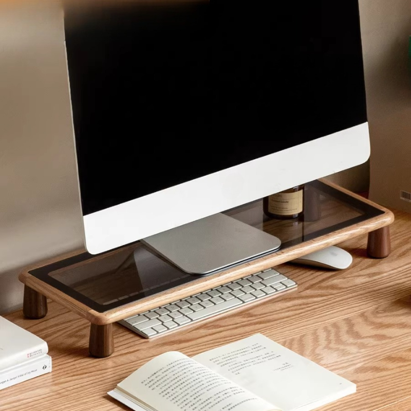 Solid Wood Desktop Monitor Sta - Monitor Riser Wood review and price