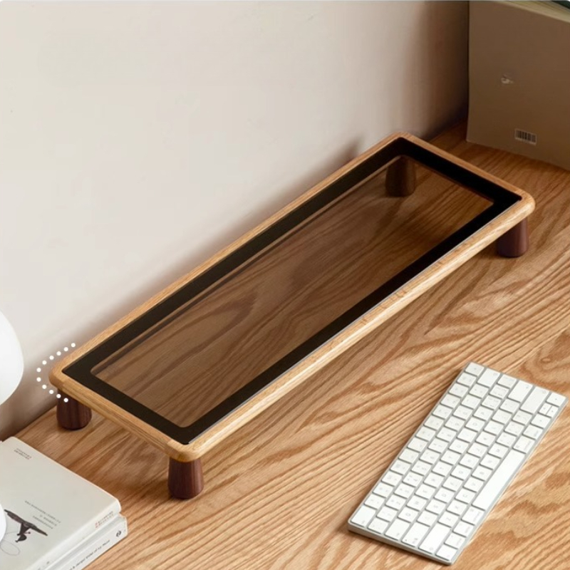 Solid Wood Desktop Monitor Sta - Monitor Riser Wood review and price