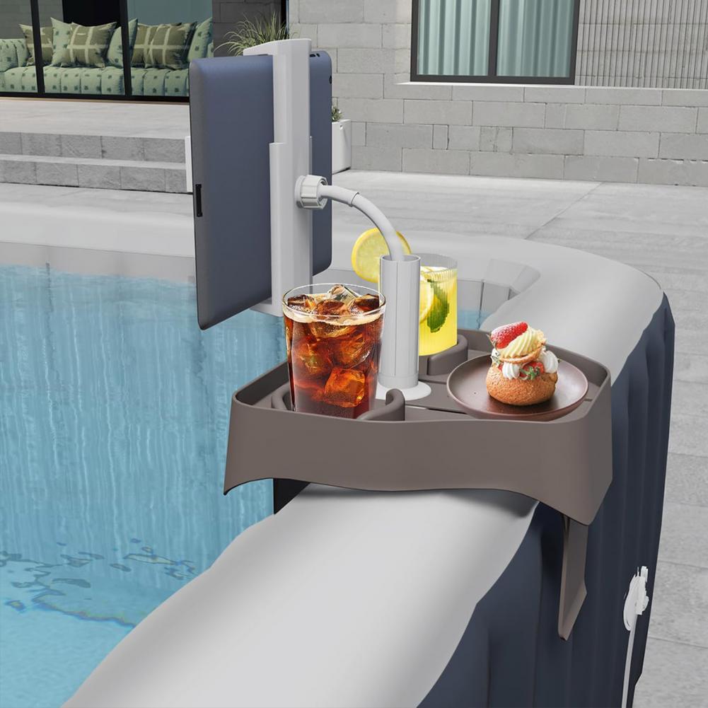 Adjustable Hot Tub Tray Table  - Desk Setup Essentials review and price