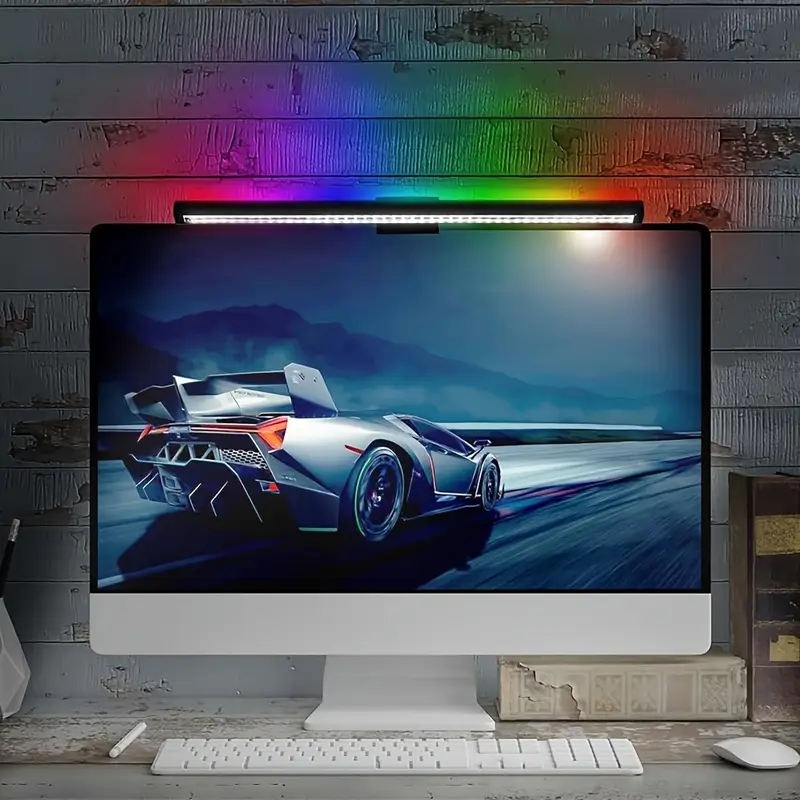 40CM RGB Atmosphere Table Lamp - Desk Setup Room review and price