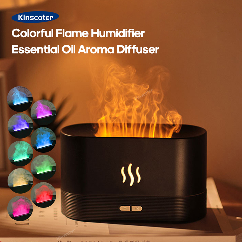 USB Desktop Flame Aroma Diffus - Desk Setup Lamp review and price