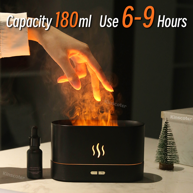 USB Desktop Flame Aroma Diffus - Desk Setup Lamp review and price