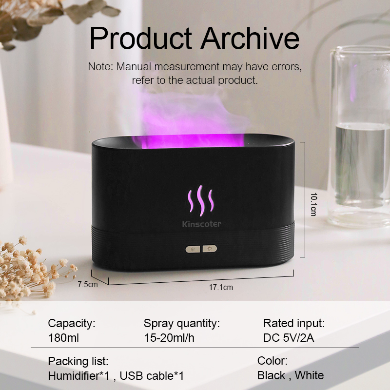 USB Desktop Flame Aroma Diffus - Desk Setup Lamp review and price