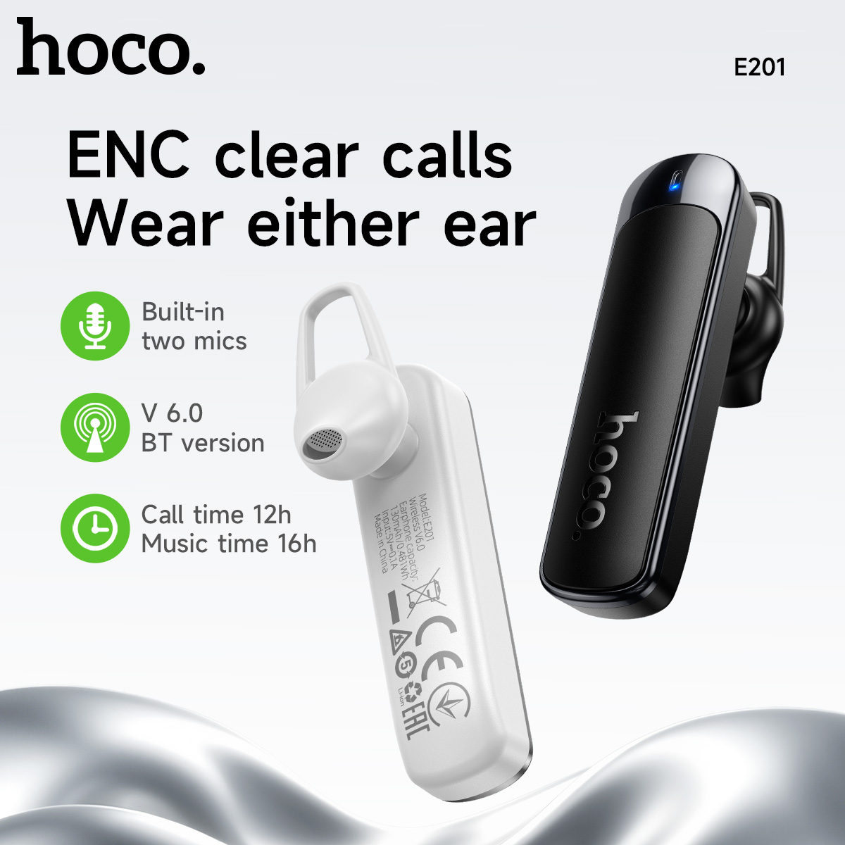 HOCO E201 ENC Calling Noise Ca - Desk Hifi Setup review and price