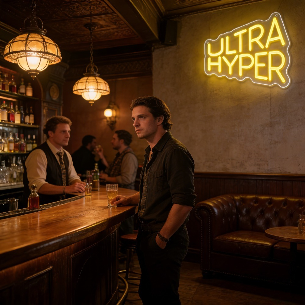 Ultra Hyper Neon Sign LED Wall - Desk Room Setup review and price