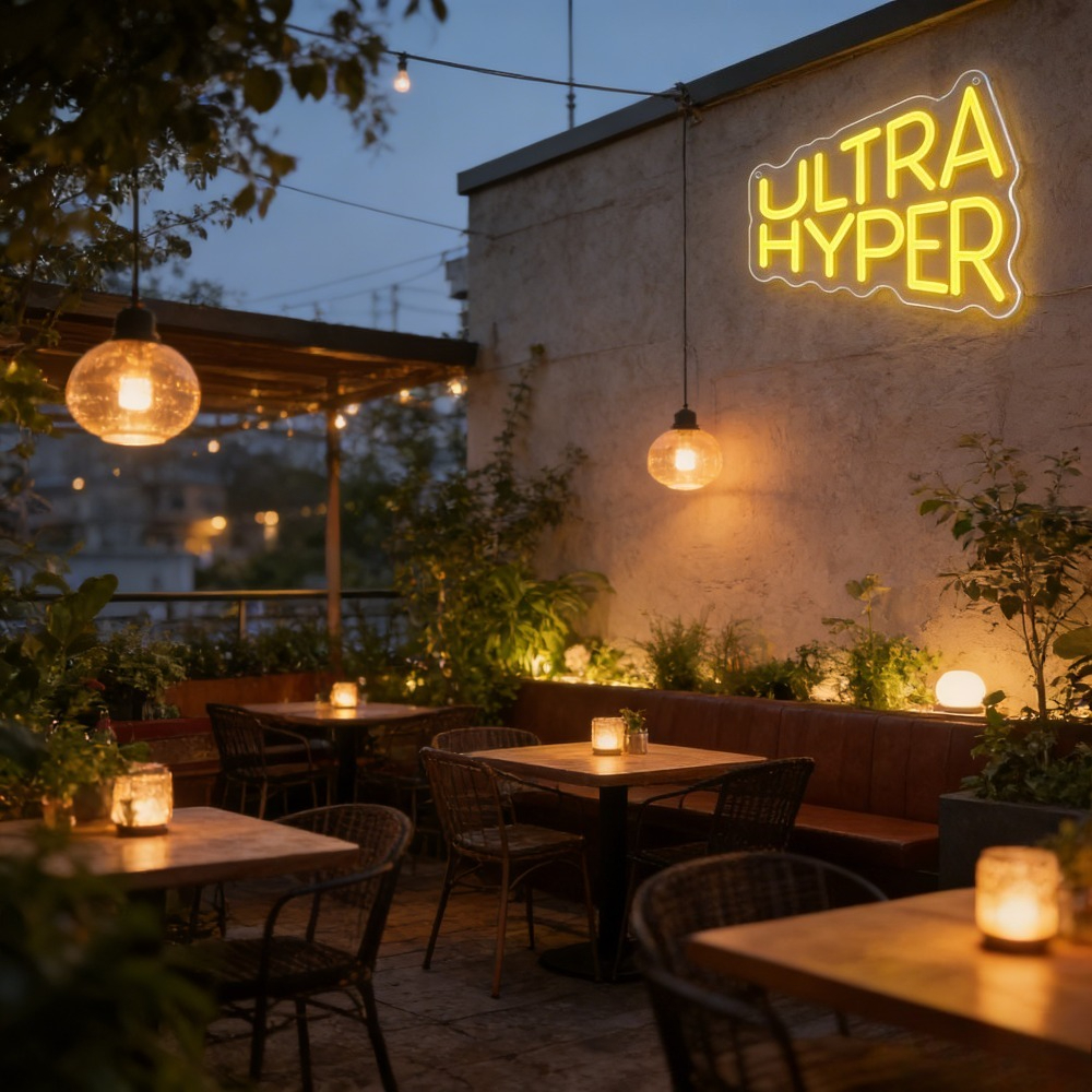 Ultra Hyper Neon Sign LED Wall - Desk Room Setup review and price