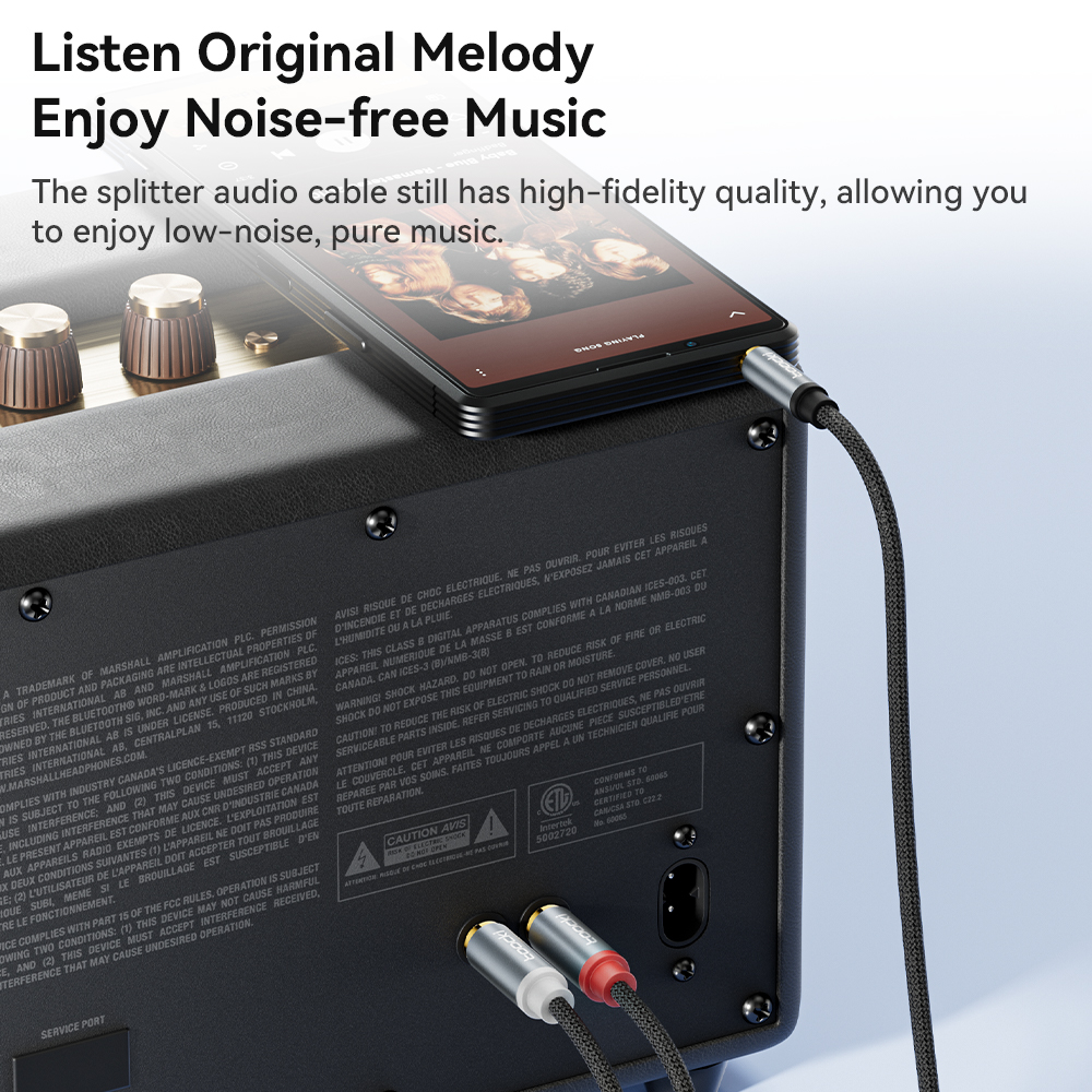 Toocki Audio Cable RCA To 3.5  - Desk Hifi Setup review and price