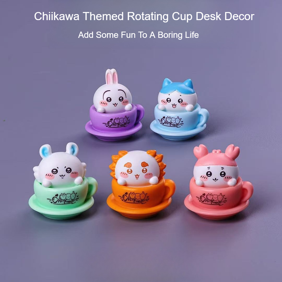 Chiikawa Rotating Cup Figure K - Desk Setup Room review and price