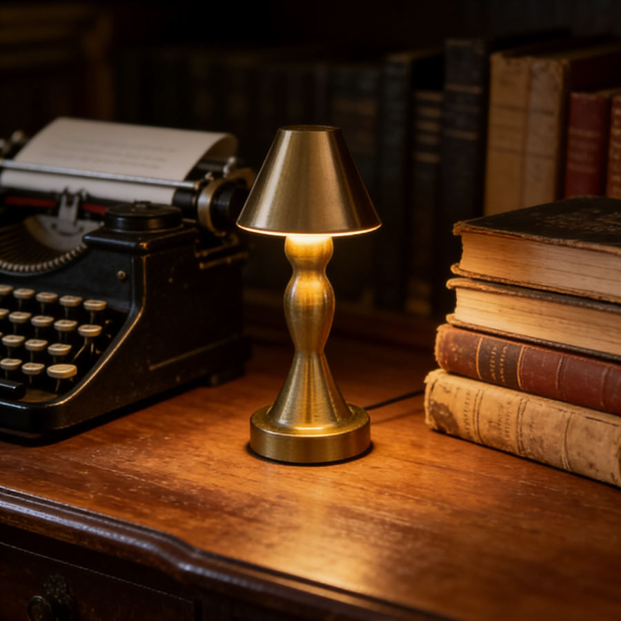 1PC Vintage Brass Table Lamp,  - Ambient Light Bar Usb review and price