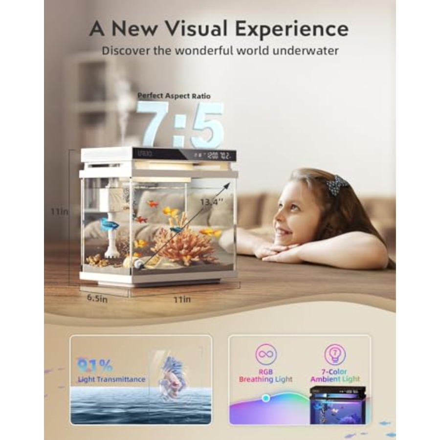 Fish Tank Smart Aquarium Kit:  - Monitor Cleaning Kit review and price