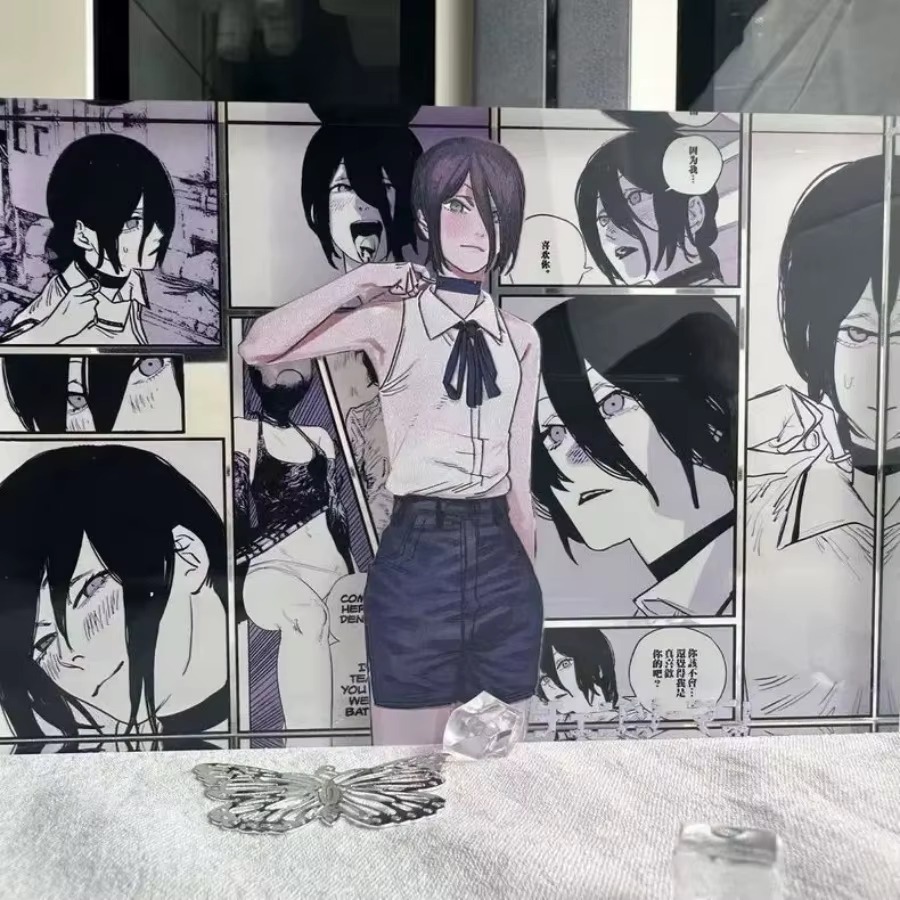 Anime Figure Denji and Reze Ac - Desk Setup Decor review and price