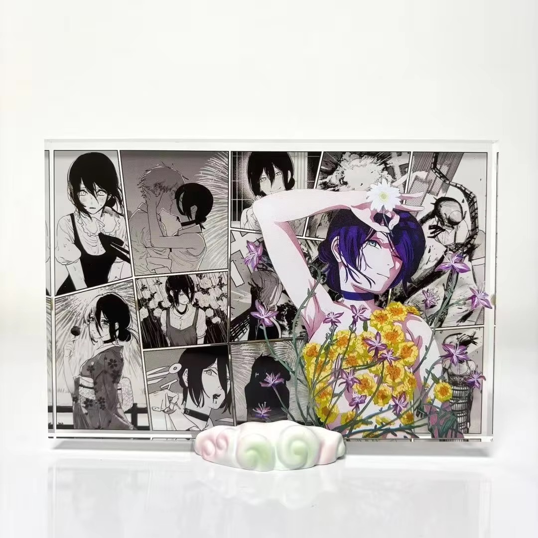 Anime Figure Denji and Reze Ac - Desk Setup Decor review and price