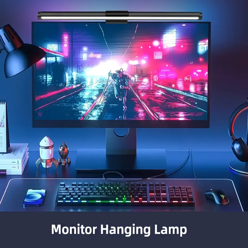 Stepless Dimming Eye-Friendly  - Desk Setup Gaming And Work review and price