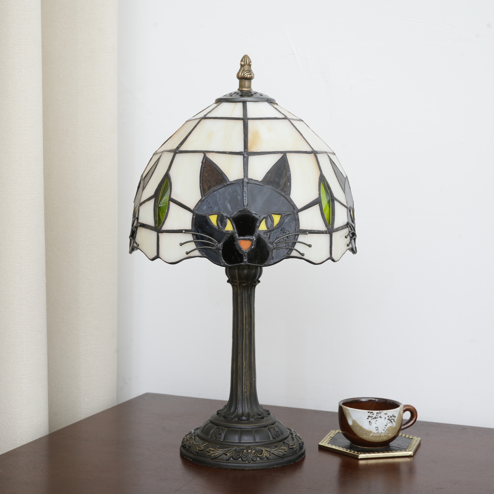 Black Cat Table Lamp for Bedro - Desk Setup Girl review and price