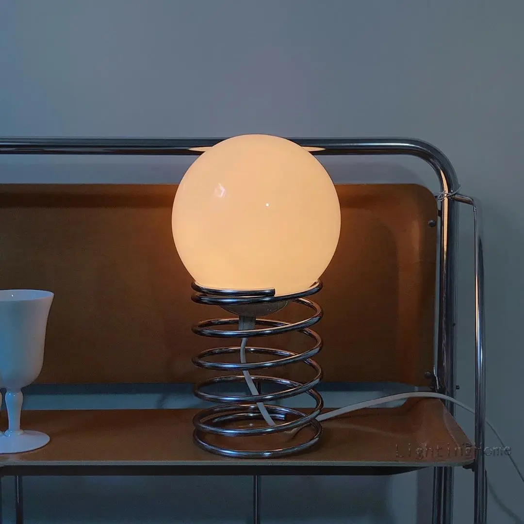 Ins Bauhaus Spring Table Lamp  - Desk Setup Minimalist review and price