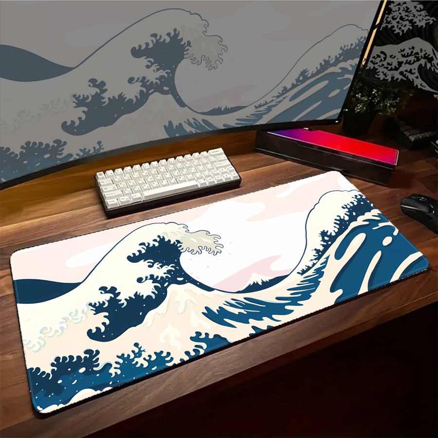Pc Gamer Mousepad Great Wave K - Desk Setup Laptop And Pc review and price